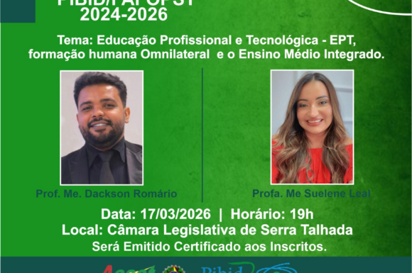 PIBID FAFOPST 2024-2026 – FORMAÇÕES GERAIS