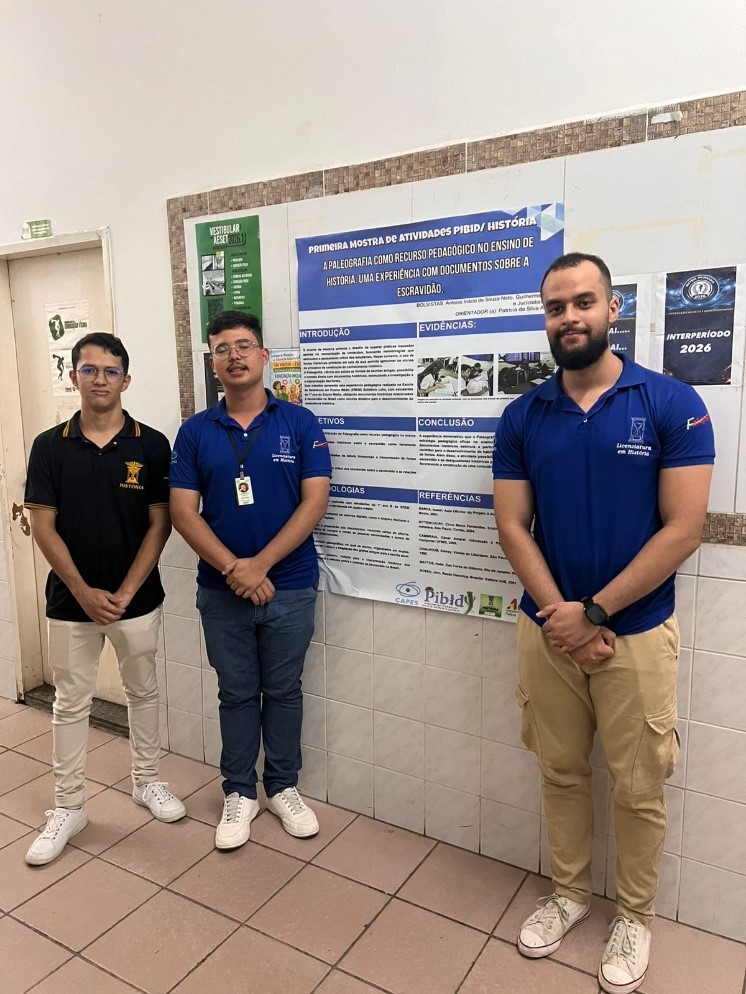 Mostra de trabalhos do Pibid de História da Fafopst 2024-2026.
